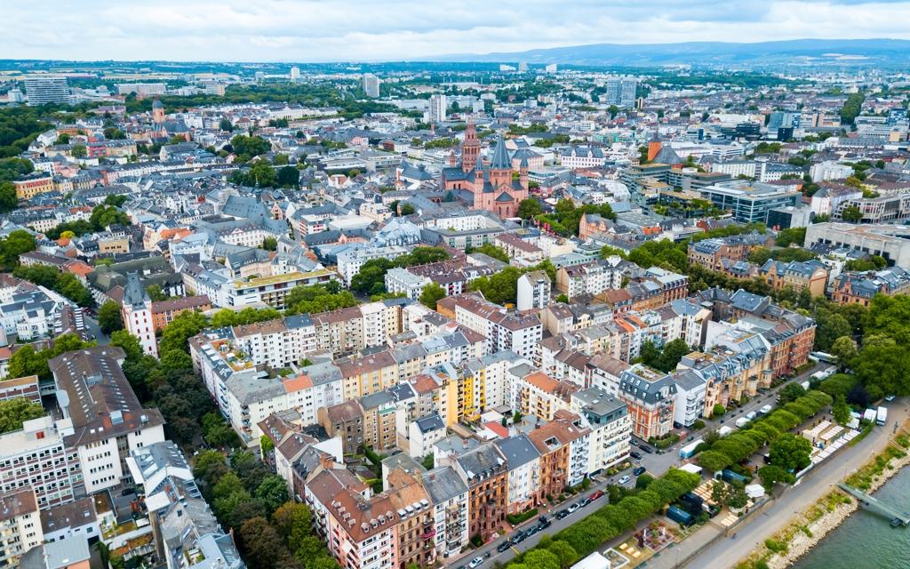 Blick über Mainz 